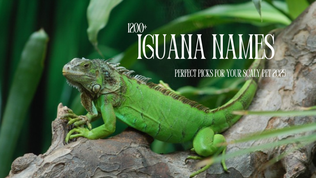 1200+ Unique Iguana Names: Perfect Picks for Your Scaly Pet 2025