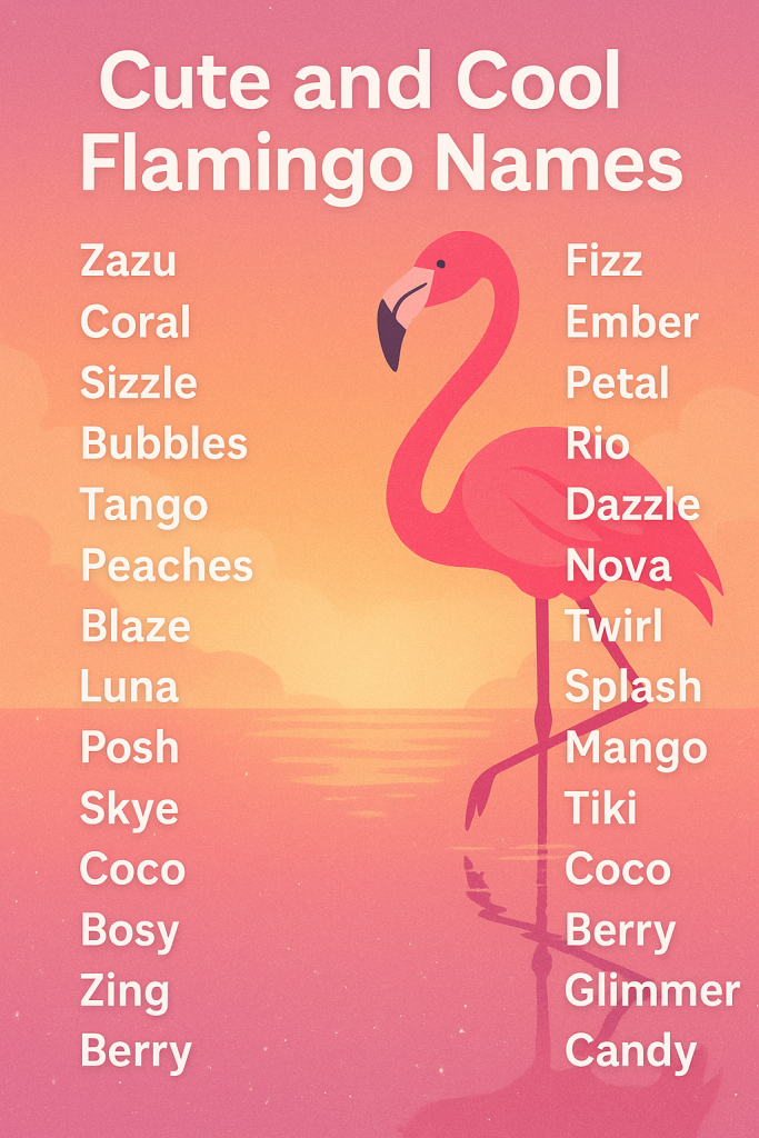 800+ Cute and Cool Flamingo Names 