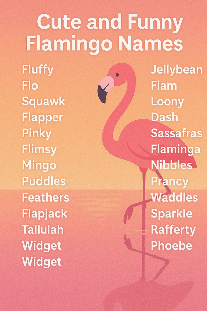 800+ Cute and Cool Flamingo Names 