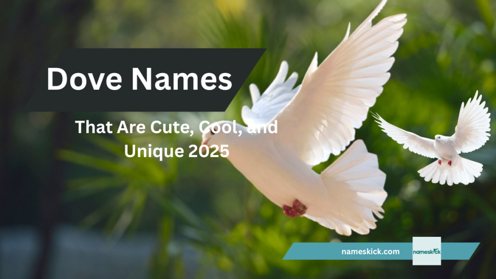 1000+ Best Dove Names That Are Cute, Cool, and Unique 2025