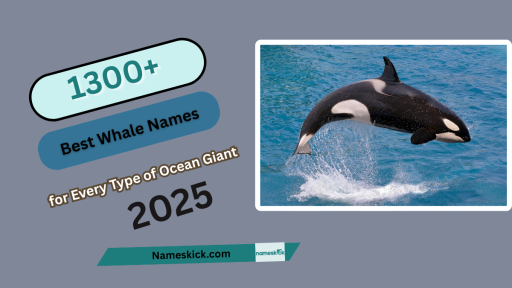1300+ Best Whale Names for Every Type of Ocean Giant 2025