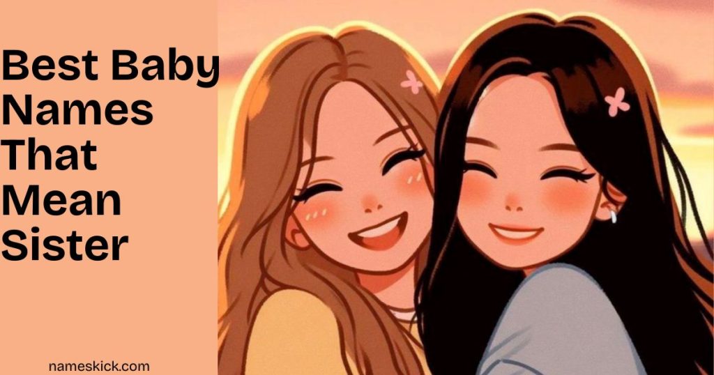Best Baby Names That Mean Sister