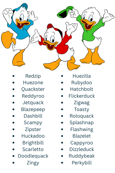 Huey Duck Names