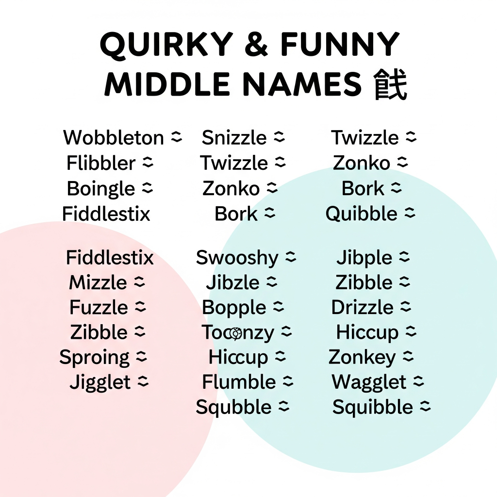 Laughing emoji next to a quirky name like “Snickerdoodle” or “Waffles” on a chalkboard.