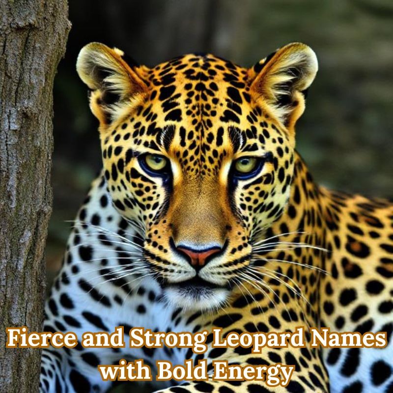 Fierce and Strong Leopard Names with Bold Energy
