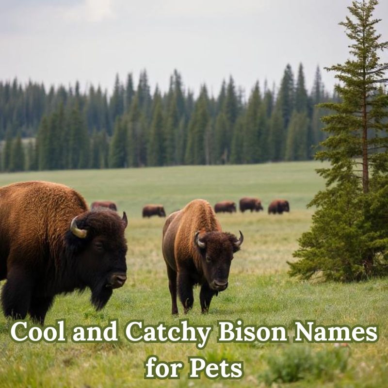 Cool and Catchy Bison Names for Pets