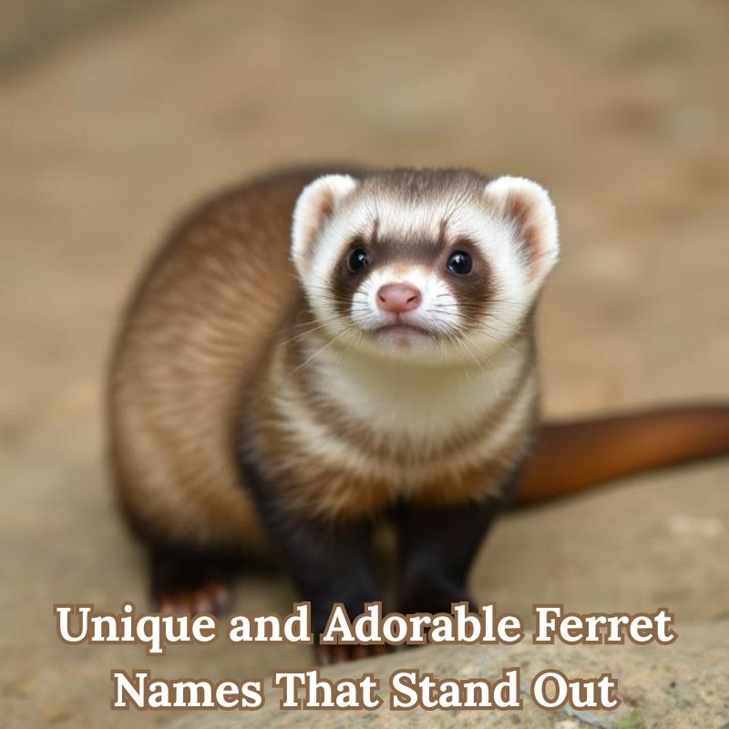 Unique and Adorable Ferret Names That Stand Out