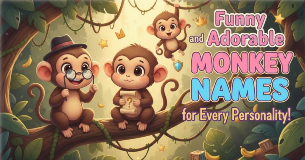 600+ Funny and Adorable Monkey Names for Every Personality Monkey Names