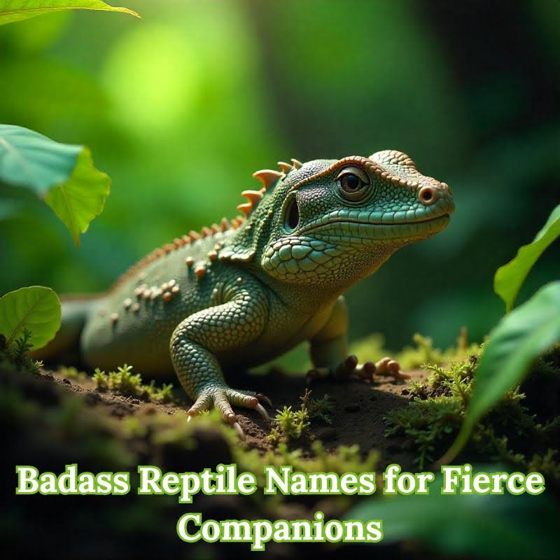 Badass Reptile Names for Fierce Companions