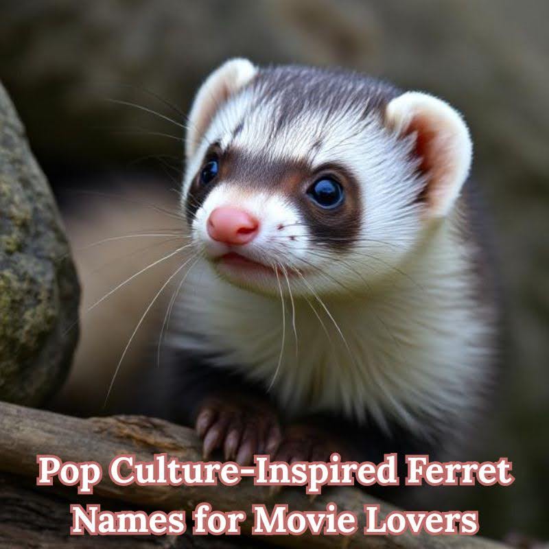 Pop Culture-Inspired Ferret Names for Movie Lovers