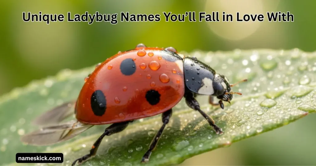 Unique Ladybug Names You’ll Fall in Love With