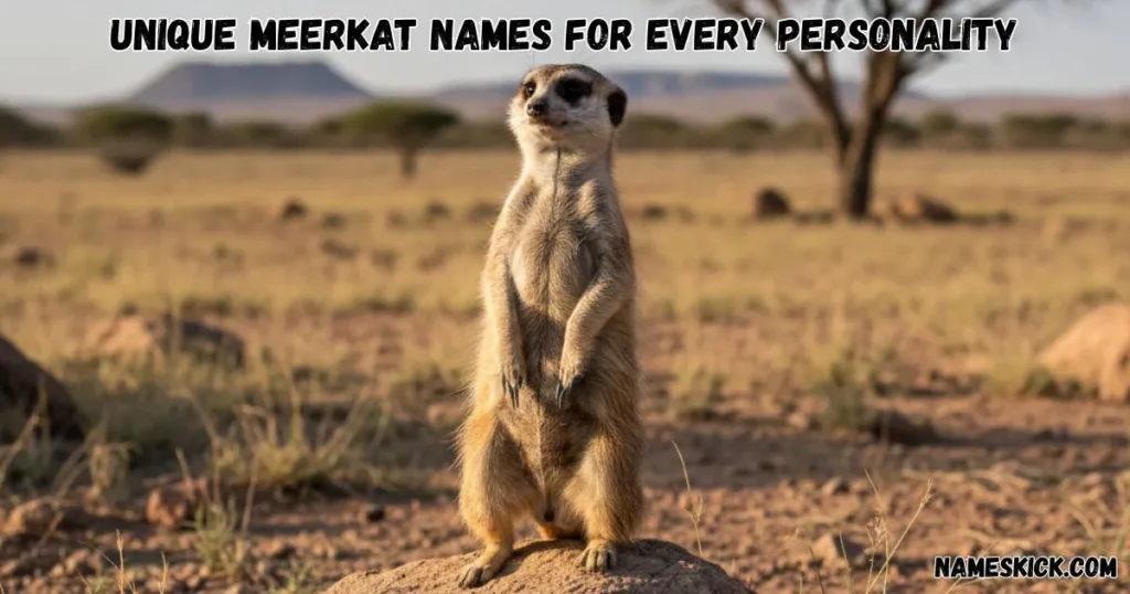 900+ Unique Meerkat Names for Every Personality Unique Meerkat Names for Every Personality