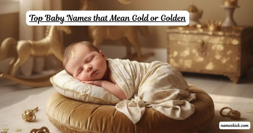 1800+ Top Baby Names that Mean Gold or Golden Top Baby Names that Mean Gold or Golden