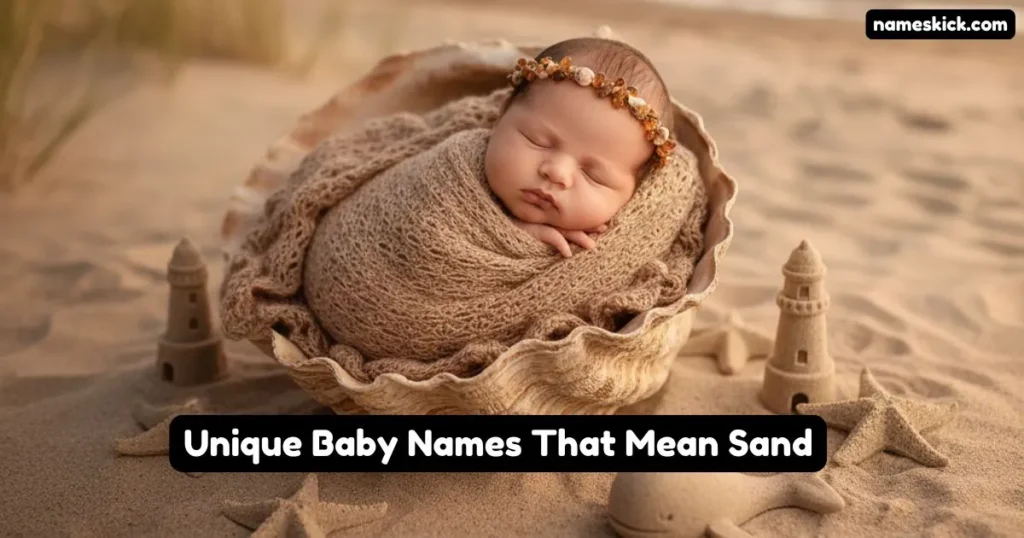 Unique Baby Names That Mean Sand