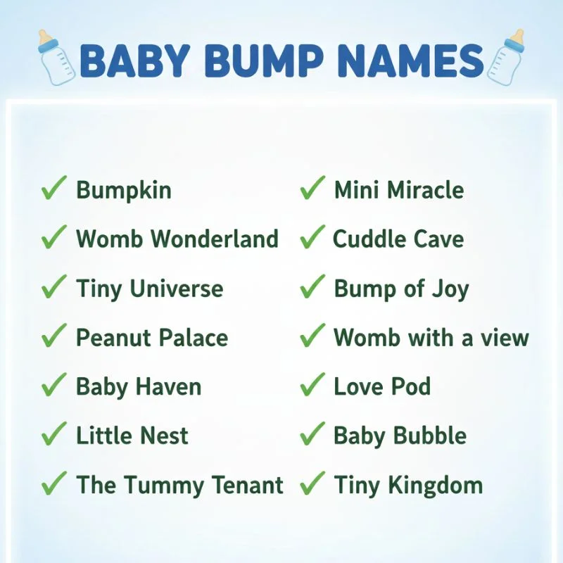 A collage of popular baby names for moms-to-be, with a soft pastel background.