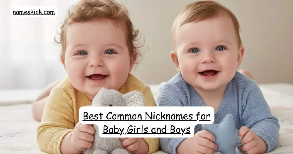 Best Common Nicknames for Baby,Girls and Boys