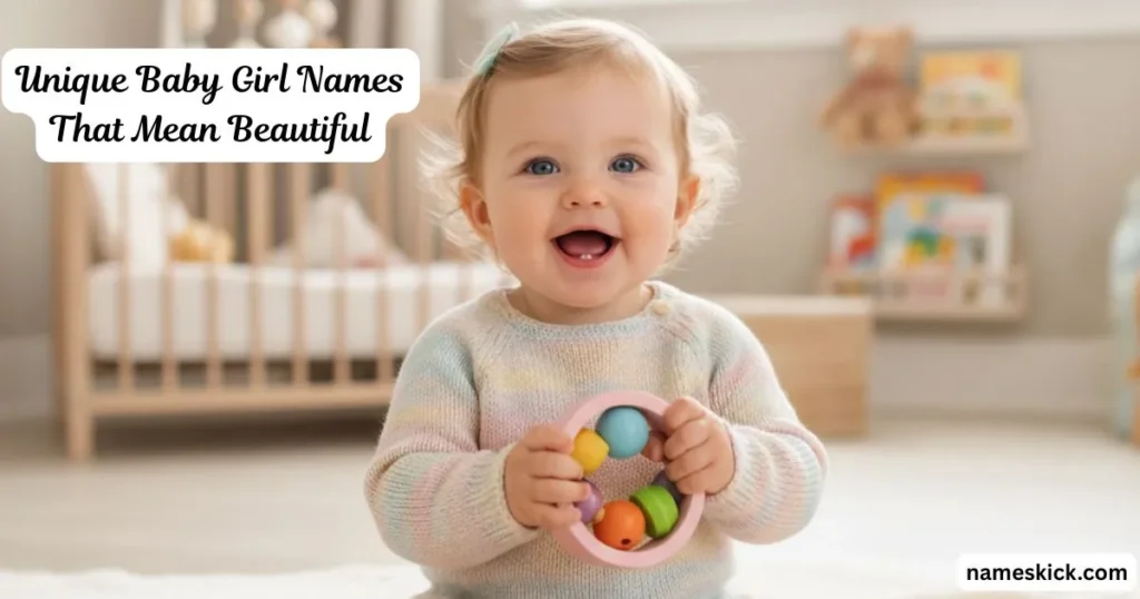 Unique Baby Girl Names That Mean Beautiful