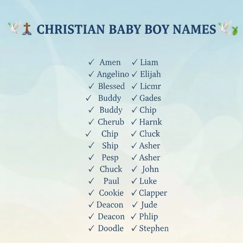 Beautiful biblical names for baby boys inspired by faith and tradition