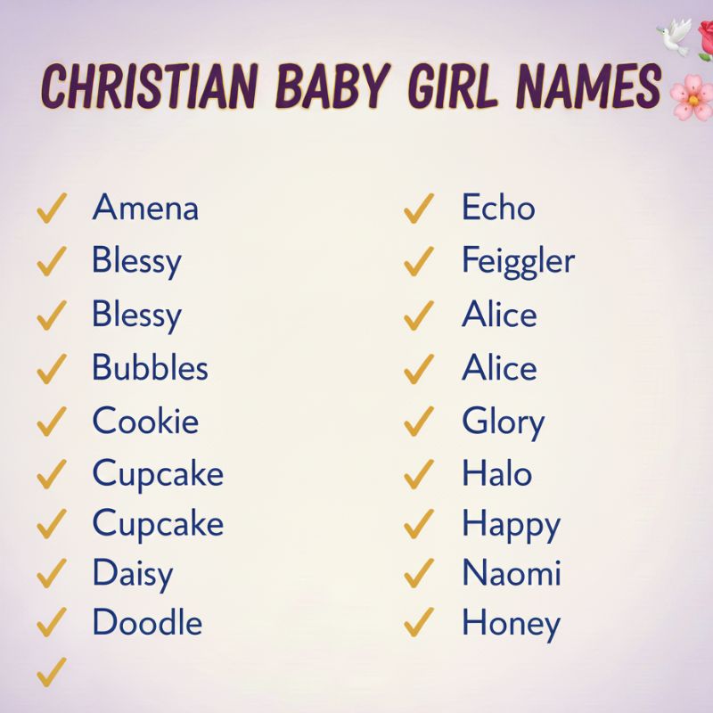Unique Christian baby girl names filled with love, hope, and spiritual significance.